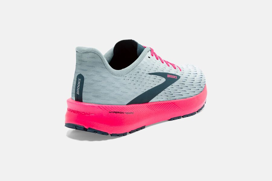 Brooks Hyperion Tempo Road Running Shoes Womens Grey/Pink 837416-LRS